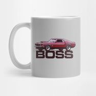 Pixxa Mustang Boss 429 Double Sided Coffee Kupa Bardak Kupa Bardak