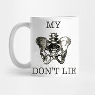 Pixxa My Hips Don't Lie Funny Dancing Skeleton Bone x Ray Kupa Bardak