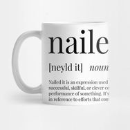 Pixxa Nailed It Kelime Anlamı Kupa Bardak