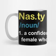 Pixxa Nasty Woman Kelime Anlamı Kupa Bardak