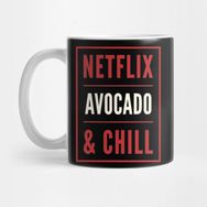 Pixxa Netflix Avocado And Chill Kupa Bardak