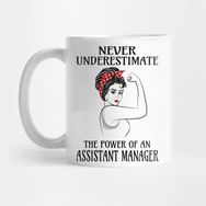 Pixxa Never Underestimate Assistant Manager Kupa Bardak