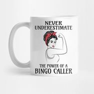 Pixxa Never Underestimate Bingo Caller Kupa Bardak