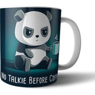 Pixxa No Talkie Before Coffee Panda Kupa