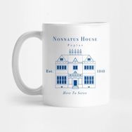 Pixxa Nonnatus House Blue Ink Kupa Bardak