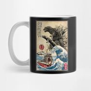 Pixxa Orca In Japan Woodblock Dinazor Kupa Bardak