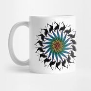 Pixxa Peacock Spiral Kupa Bardak
