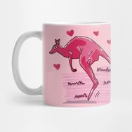 Pixxa Pembe Kanguru Kupa Bardak