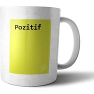 Pixxa Pozitif Tanımı Komik Sarı Kupa Bardak
