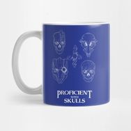 Pixxa Proficient With Skulls Kupa Bardak