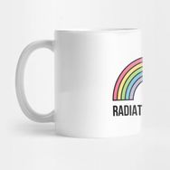 Pixxa Radiate Positivity T-Shirt Positive Inspiration Tee Kupa Bardak