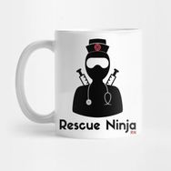 Pixxa Rescue Ninja Funny Registered Nurse Kupa Bardak