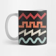 Pixxa Retro Synth Waveforms Kupa Bardak