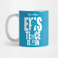 Pixxa Rick And Morty Existence Is Pain Mr. Meeseeks Rick And Morty Kupa Bardak
