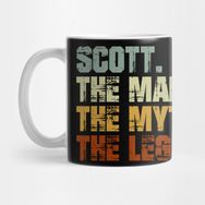 Pixxa Scott The Man The Myth The Legend Kupa Bardak