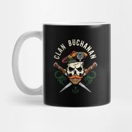 Pixxa Scottish Clan Buchanan Skull Kupa Bardak