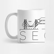 Pixxa Seoul Minimal Skyline Kupa Bardak
