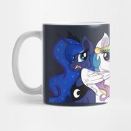 Pixxa Silly Luna And Celestia Kupa Bardak