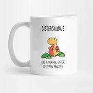 Pixxa Sistersaurus Kupa Bardak