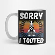 Pixxa Sorry I Tooted Funny Train Kupa Bardak