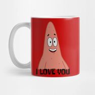 Pixxa Spongebob Patrick Loves You Kupa Bardak