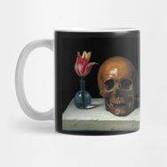 Pixxa Still Life With A Skull Kupa Bardak