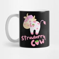 Pixxa Strawberry Cow Kupa Bardak