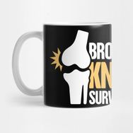 Pixxa Survivor Get Well Gift Fractured Broken Knee Cap Kupa Bardak