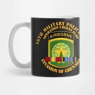 Pixxa T-Shirt - Army Invasion Of Grenada -16TH Mp Bde Opn Urgent Fury W Svc Kupa Bardak