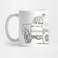 Pixxa Tacoma Trd Pro Sketch Kupa Bardak