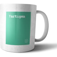 Pixxa Tartışma Tanımı Komik Açık Yeşil Kupa Bardak