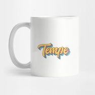 Pixxa Tempe Retro Yellow Script Kupa Bardak