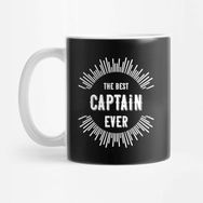 Pixxa The Best Captain Ever Kupa Bardak