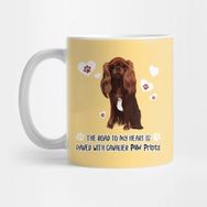 Pixxa The Road To My Heart Is Paved With Cavalier Paw Prints Ruby Kupa Bardak