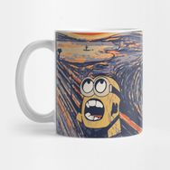 Pixxa The Screaming Minion Edvard Munch Minyon Kupa Bardak