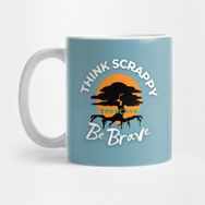 Pixxa Think Scrappy Be Brave Kupa Bardak