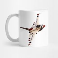 Pixxa Thunderbird F-16C Sneak Pass 4 No Background Kupa Bardak
