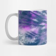 Pixxa Tie Dye Watercolor Pink Navy Blue And Purple Kupa Bardak
