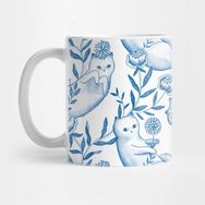 Pixxa Toile De Jouy Cats Kupa Bardak