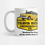 Pixxa Travis Bickle Checkered Cab Company Taxi Driver Kupa Bardak