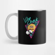 Pixxa Vibe Check Emoji Meme Funny Kupa Bardak