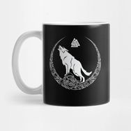 Pixxa Viking Wolf Of Odin Valknut Norse Mythology Kupa Bardak