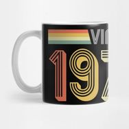 Pixxa Vintage 1970 (White Text) Kupa Bardak