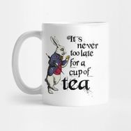 Pixxa Vintage Alice In The Wonderland Rabbit Kupa Bardak Kupa Bardak