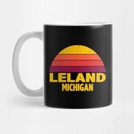 Pixxa Vintage Retro Leland Mıchıgan Kupa Bardak