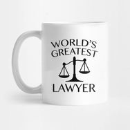 Pixxa Worlds Greatest Lawyer Kupa Bardak