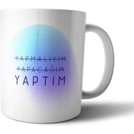 Pixxa Yapmalıyım Yapabilirim Yapacağım Yaptım Motivasyon Model 1 Kupa Bardak