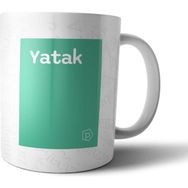 Pixxa Yatak Tanımı Komik Açık Yeşil Kupa Bardak