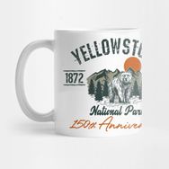 Pixxa Yellowstone National Park 150TH Anniversary Memorabilia Kupa Bardak