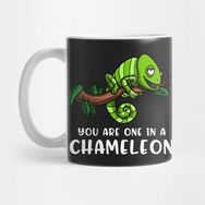 Pixxa You Are One In A Chameleon Funny Lizard Kupa Bardak